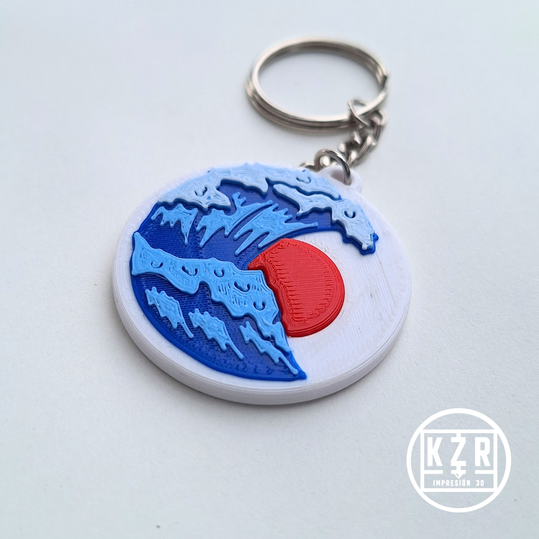 Gran Ola De Kanagawa - Llaveros